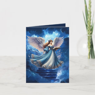 Elegant Angel add message Note Card