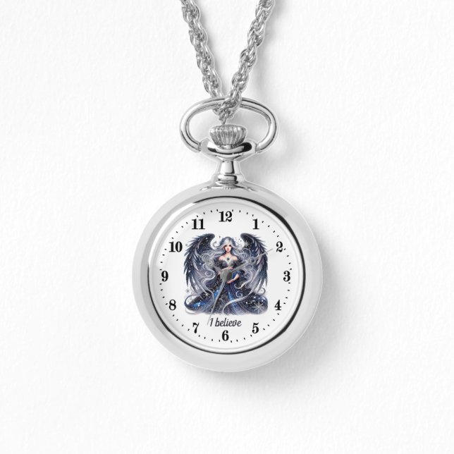 Elegant Angel lovers customisable  Watch (Front)