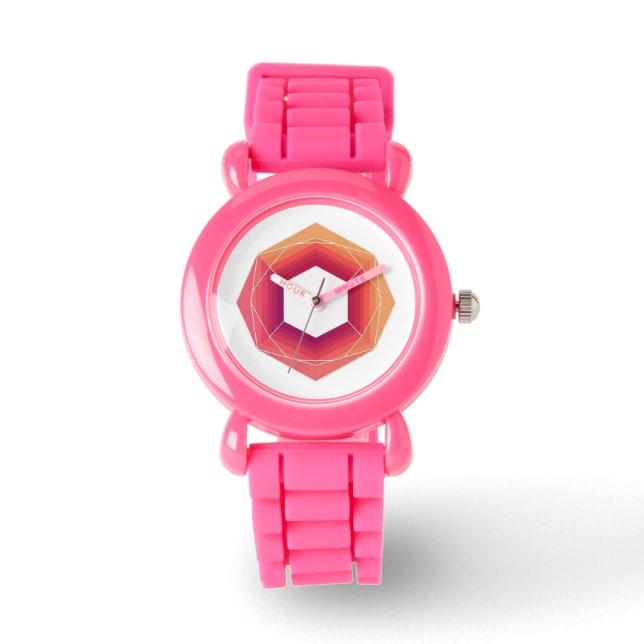 Elegant angular design watch (Front)