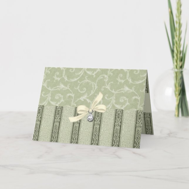 Elegant- Anniversary Card: Elegance Collection Card (Front)