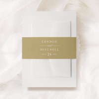 Elegant Antique Gold Monogram Wedding