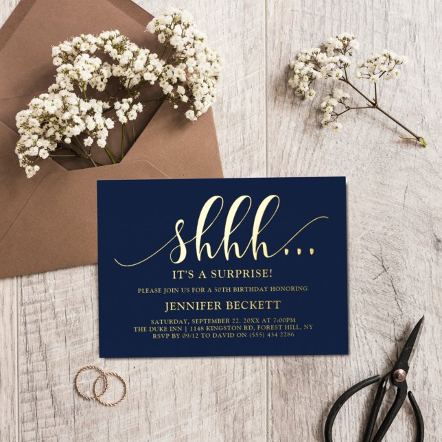 Elegant Any Age Surprise Birthday Party Real (Creator Uploaded)