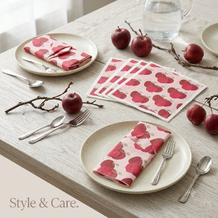 Elegant Apple Dinner Napkins for Any Occasion