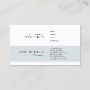 Elegant Appointment Reminder Sleek Plain Trendy