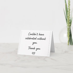 Elegant Appreciation Greeting Card Design