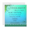 Elegant Aqua Pool Party Invitation