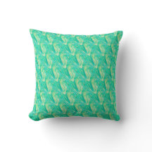 Elegant Aquamarine Watercolor Floral Petal