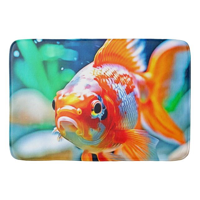 Elegant Aquarium Pet Fish Bath Mat (Front)