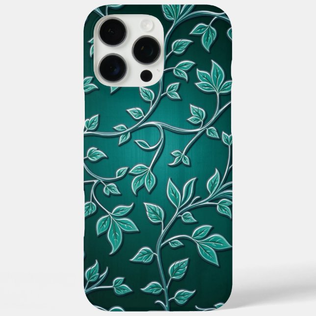 Elegant Arabesque Islamic Vine Pattern Case-Mate iPhone Case (Back)