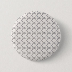 Elegant Arabesque Ornament 6 Cm Round Badge