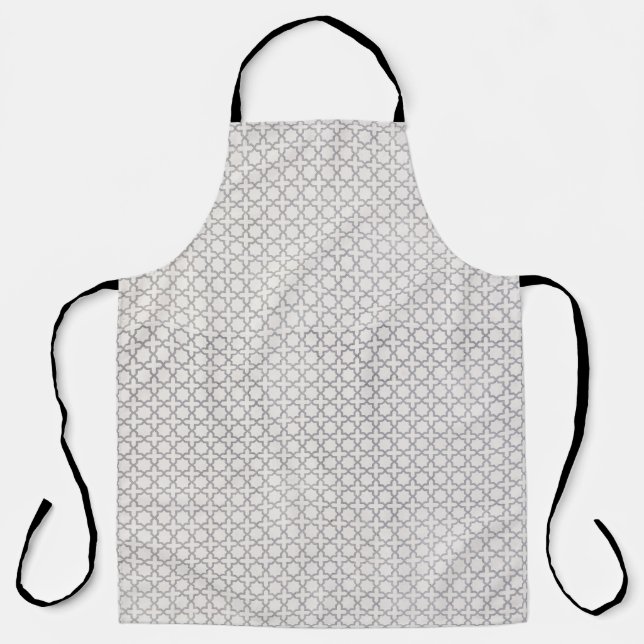 Elegant Arabesque Ornament Apron (Front)
