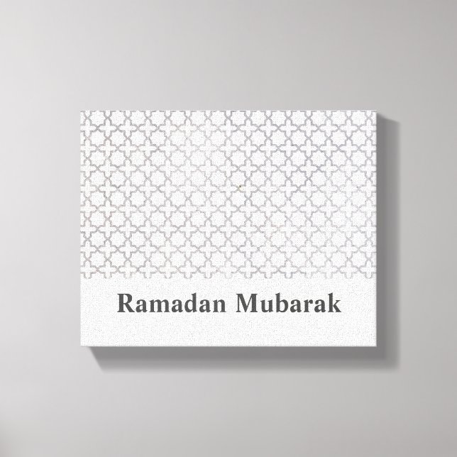 Elegant Arabesque Ornament Canvas Print (Front)