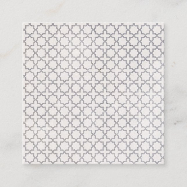 Elegant Arabesque Ornament Discount Card (Front)