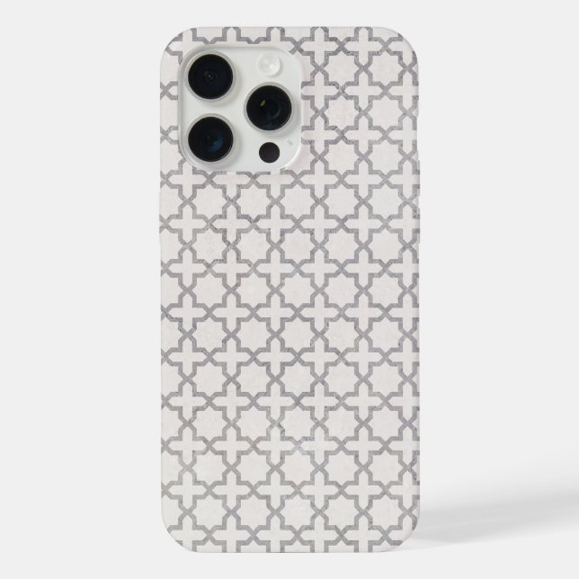 Elegant Arabesque Ornament iPhone Case (Back)