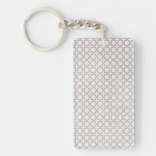 Elegant Arabesque Ornament Key Ring