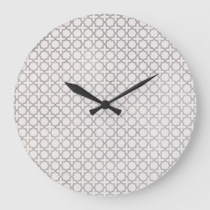 Elegant Arabesque Ornament Large Clock