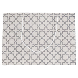 Elegant Arabesque Ornament Large Gift Bag
