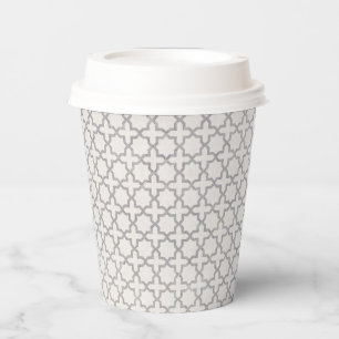 Elegant Arabesque Ornament Paper Cups