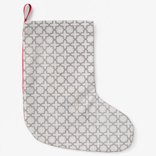 Elegant Arabesque Ornament Small Christmas Stocking