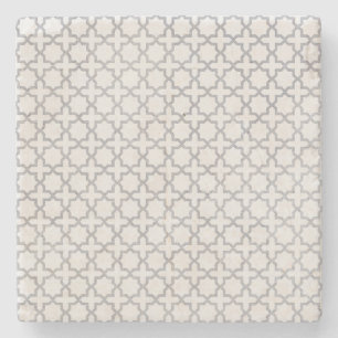 Elegant Arabesque Ornament Stone Coaster