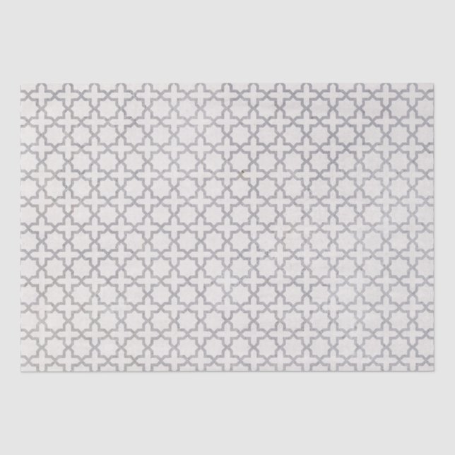 Elegant Arabesque Ornament Tissue Paper (Front)