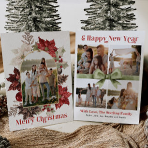 Elegant Arch Family Photo Christmas Card
