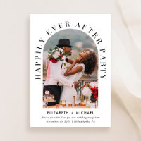 Elegant Arch Photo QR Code Wedding Reception