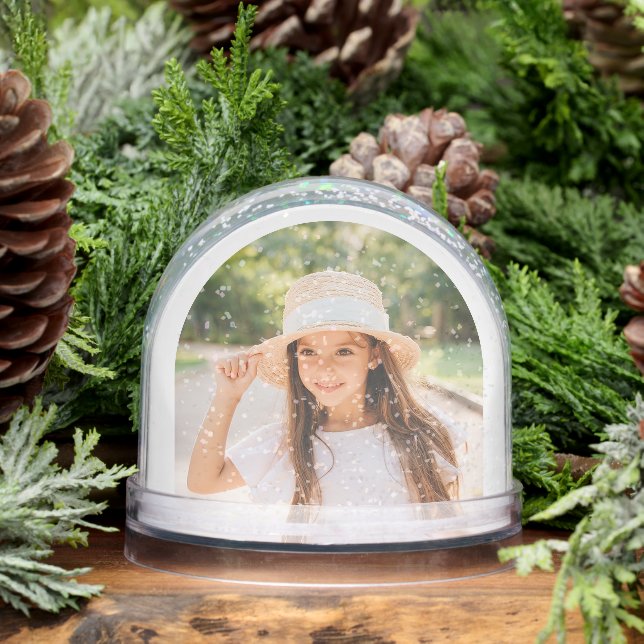 Elegant Arch Photo Winter Snowglobe (Winter)