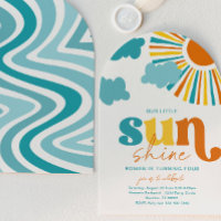 Elegant Arch Sun Birthday Invitation