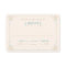 Elegant Art Deco Blue & Cream RSVP Cards