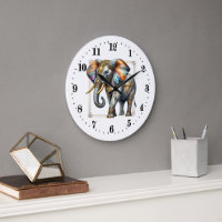 Elegant art deco elephant