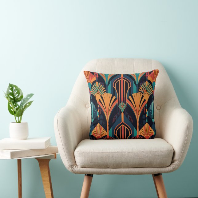 elegant art deco pattern cushion (Chair)