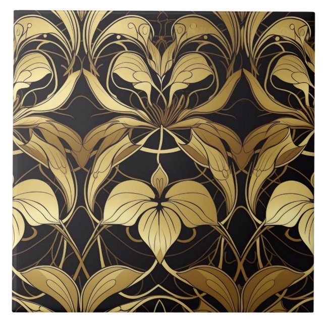 Elegant art deco pattern tile (Front)