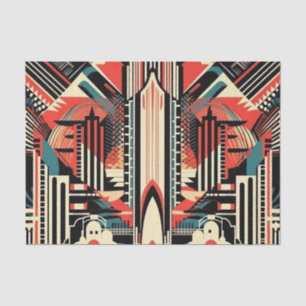 Elegant Art Deco pattern Tissue Paper