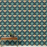 elegant art Deco tiled pattern Wallpaper<br><div class="desc">elegant art Deco tiled pattern Wallpaper</div>