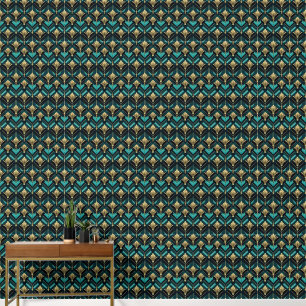 elegant art Deco tiled pattern  Wallpaper