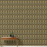 elegant art Deco tiled pattern  Wallpaper<br><div class="desc">elegant art Deco tiled pattern Wallpaper</div>