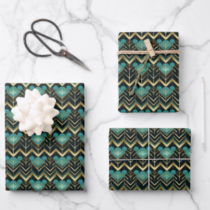 Elegant Art Deco tiled pattern  Wrapping Paper Sheet
