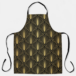 Elegant Art Deco: Vintage Abstract Apron