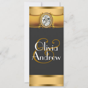 Elegant Art Deco Wedding Invitations