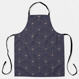 Elegant art nouveau, minimalist pattern. apron