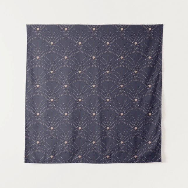 Elegant art nouveau, minimalist pattern. tapestry (Front)
