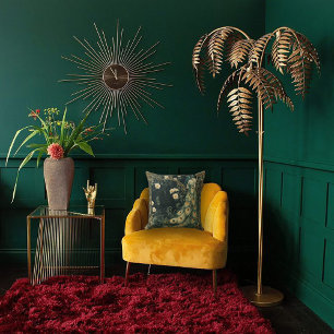 Elegant Art Nouveau Peacock Cushion