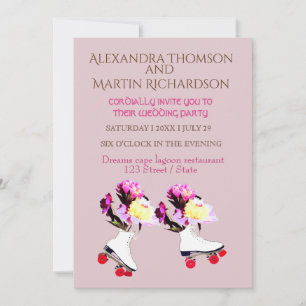 Elegant Art Wedding Invitation
