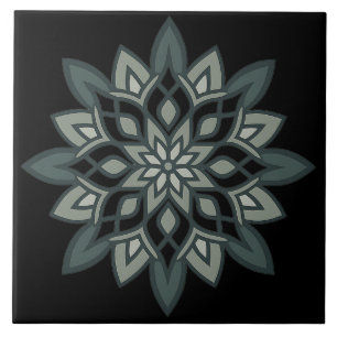 Elegant Artisan Accent Ceramic Tile