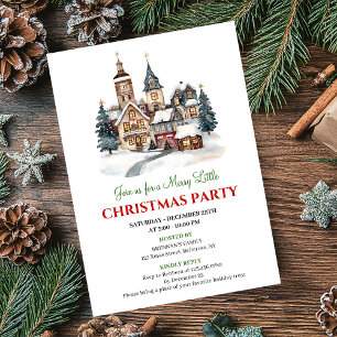 Elegant artistic holiday scene Christmas invites