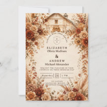 Elegant Autumn Barn Wedding
