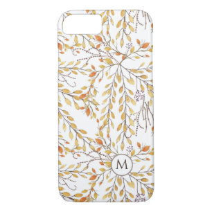 Elegant Autumn Foliage Pattern Personalised Case-Mate iPhone Case