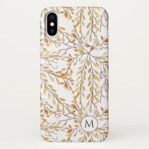 Elegant Autumn Foliage Pattern Personalised Case-Mate iPhone Case