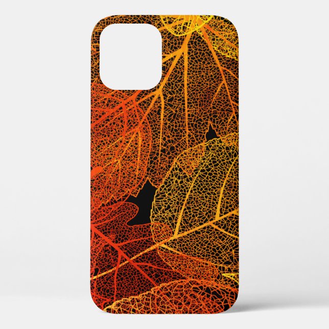 Elegant Autumn Leaves Case-Mate iPhone Case (Back)